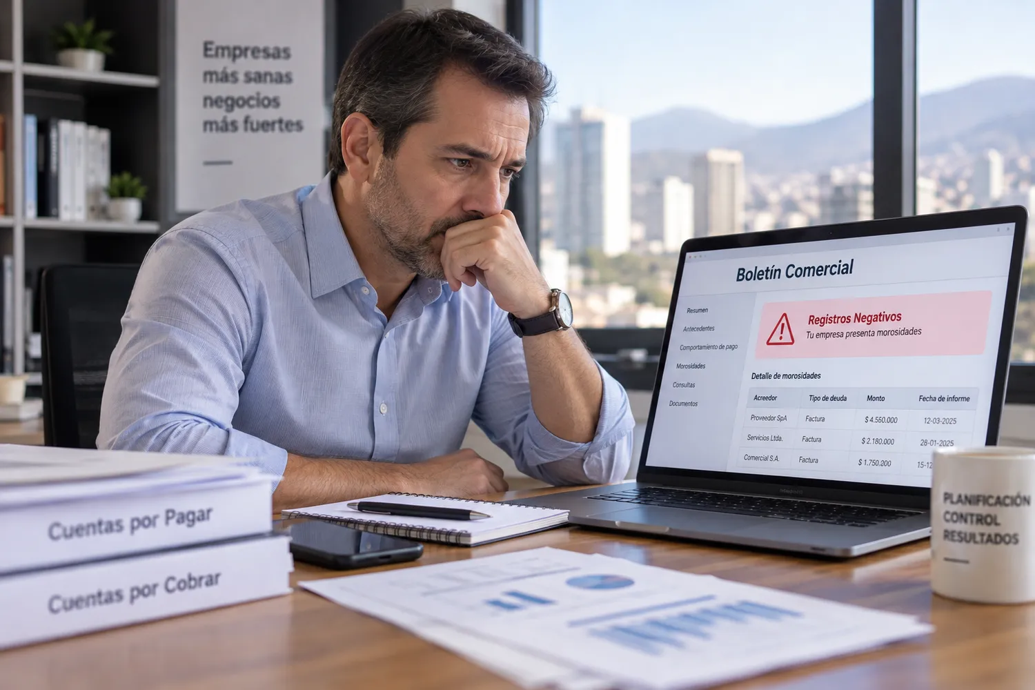 Boletín comercial de la empresa